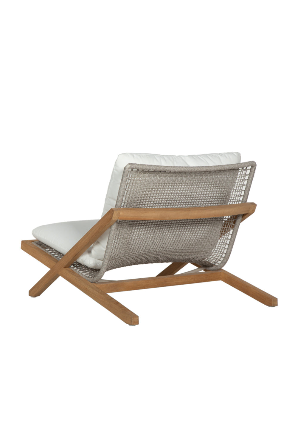   Modern European furniture - Teak Framed Indoor/Outdoor Lounge Chair - www.oroa.com | Oroa.com