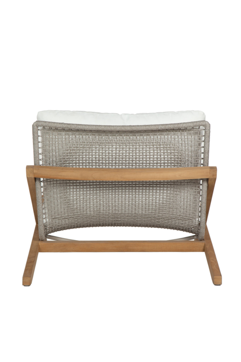   Modern European furniture - Teak Framed Indoor/Outdoor Lounge Chair - www.oroa.com | Oroa.com