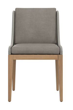   Modern European furniture - Contemporary Indoor/Outdoor Teak & Woven Dining Chair - www.oroa.com | Oroa.com