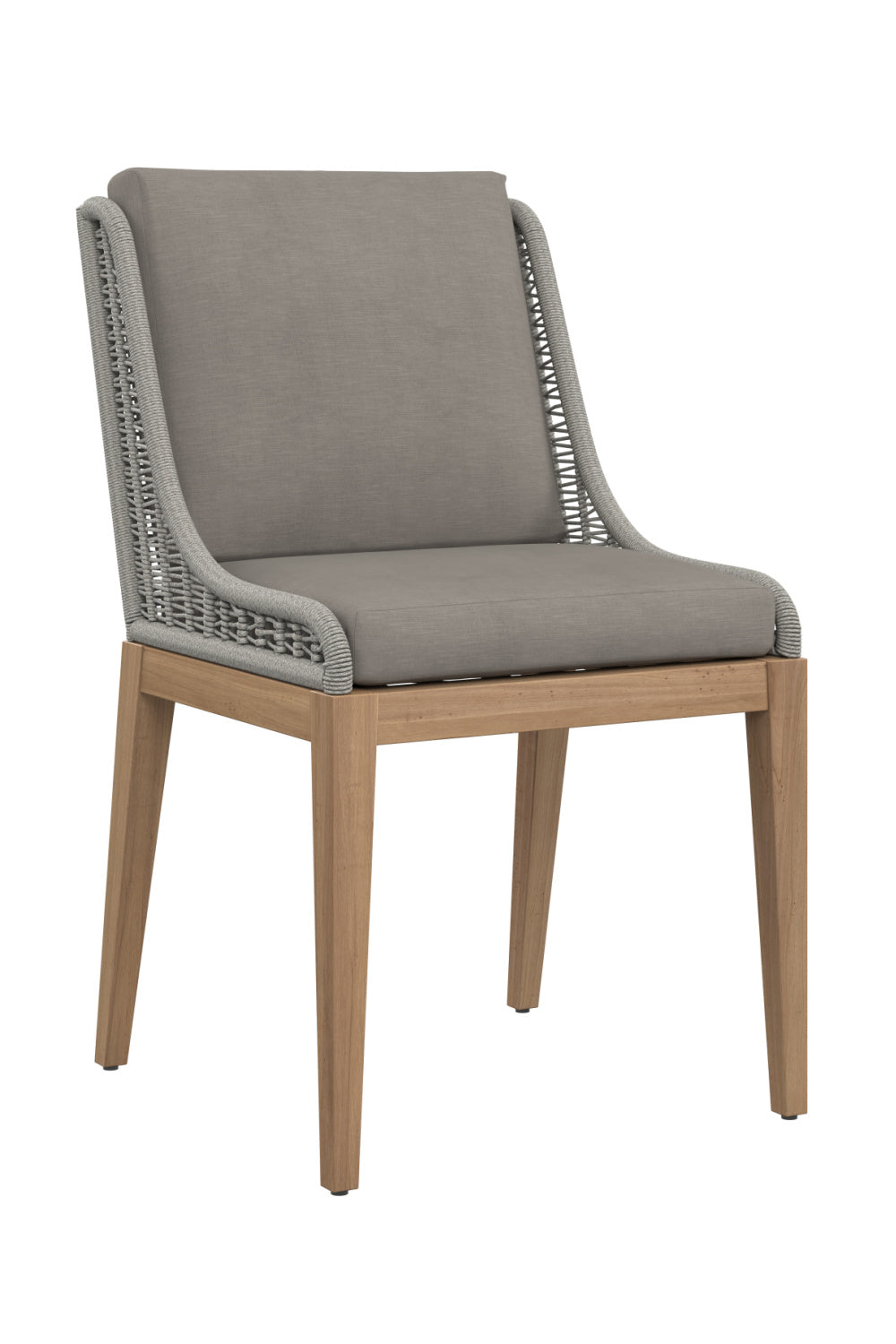  Modern European furniture - Contemporary Indoor/Outdoor Teak & Woven Dining Chair - www.oroa.com | Oroa.com