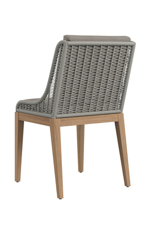   Modern European furniture - Contemporary Indoor/Outdoor Teak & Woven Dining Chair - www.oroa.com | Oroa.com