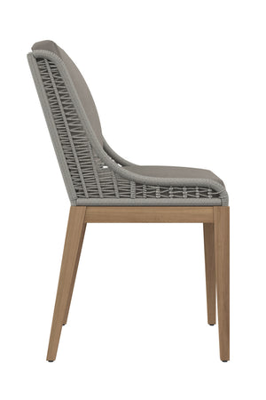   Modern European furniture - Contemporary Indoor/Outdoor Teak & Woven Dining Chair - www.oroa.com | Oroa.com