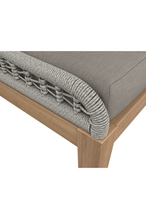   Modern European furniture - Contemporary Indoor/Outdoor Teak & Woven Dining Chair - www.oroa.com | Oroa.com