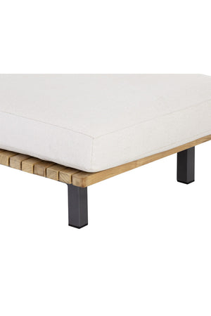   Modern European furniture - Natural Teak Sun Indoor/Outdoor Lounger - www.oroa.com | Oroa.com