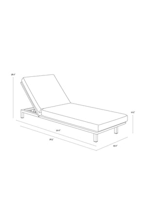   Modern European furniture - Natural Teak Sun Indoor/Outdoor Lounger - www.oroa.com | Oroa.com