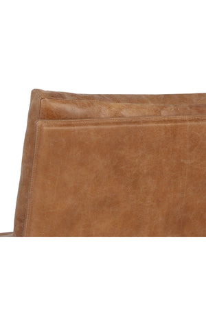   Modern European furniture - Scooped Leather Lounge Chair - www.oroa.com | Oroa.com