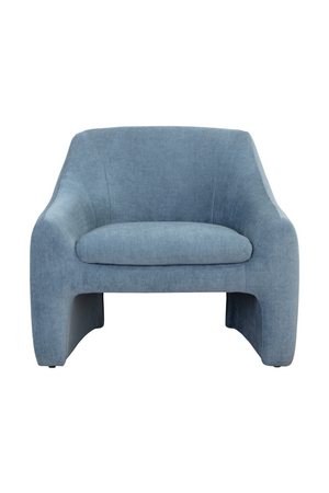   Modern European furniture - Mid-Century Blue Lounge Chair - www.oroa.com | Oroa.com