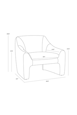   Modern European furniture - Mid-Century Blue Lounge Chair - www.oroa.com | Oroa.com