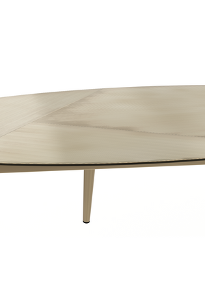   Modern European furniture - Oval Antique Brass Coffee Table - www.oroa.com | Oroa.com