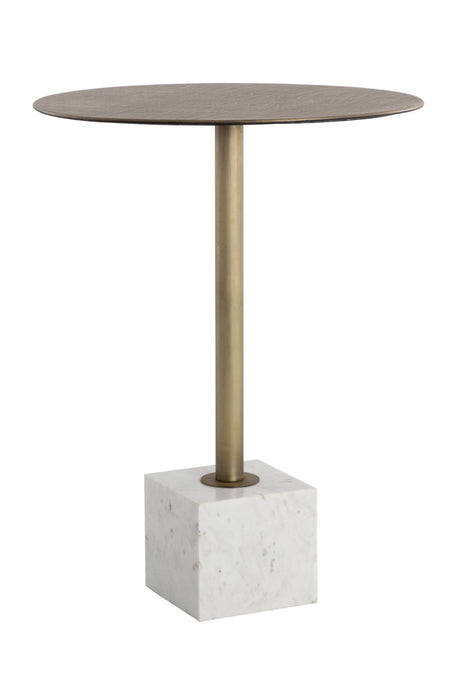   Modern European furniture - Marble Round Bar Table - www.oroa.com | Oroa.com