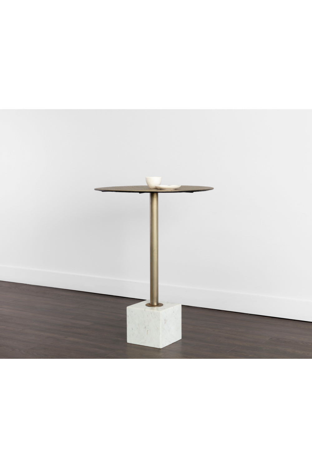   Modern European furniture - Marble Round Bar Table - www.oroa.com | Oroa.com