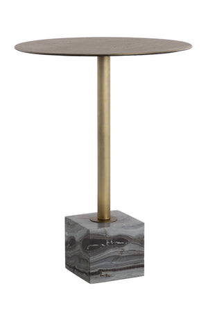   Modern European furniture - Marble Round Bar Table - www.oroa.com | Oroa.com