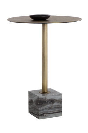   Modern European furniture - Marble Round Bar Table - www.oroa.com | Oroa.com