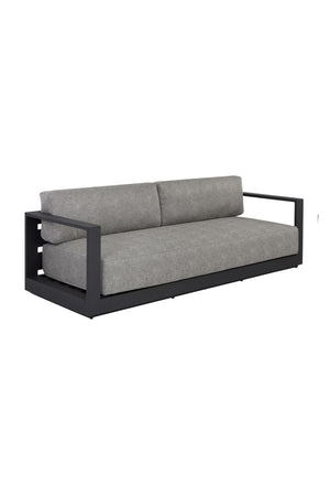   Modern European furniture - Gray Padded Outdoor Sofa - www.oroa.com | Oroa.com