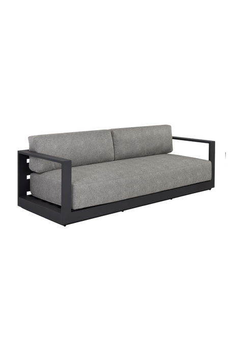   Modern European furniture - Gray Padded Outdoor Sofa - www.oroa.com | Oroa.com