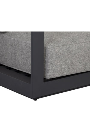   Modern European furniture - Gray Padded Outdoor Sofa - www.oroa.com | Oroa.com