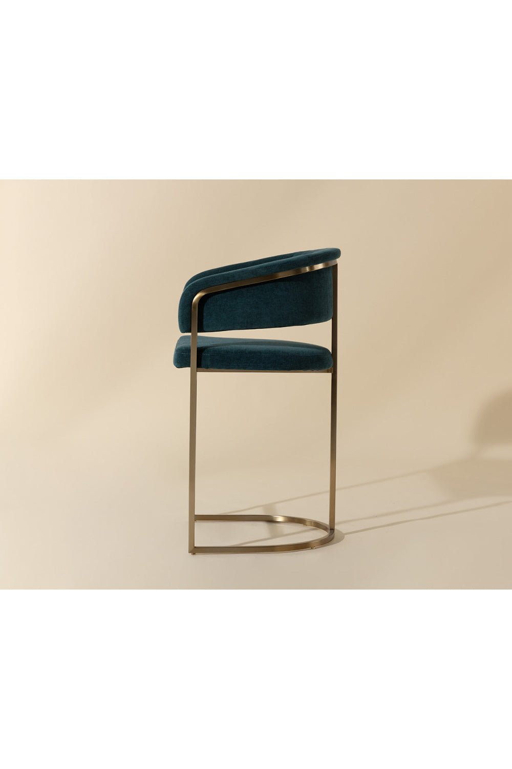  Modern European furniture - Blue Cantilevered Counter Stool - www.oroa.com | Oroa.com