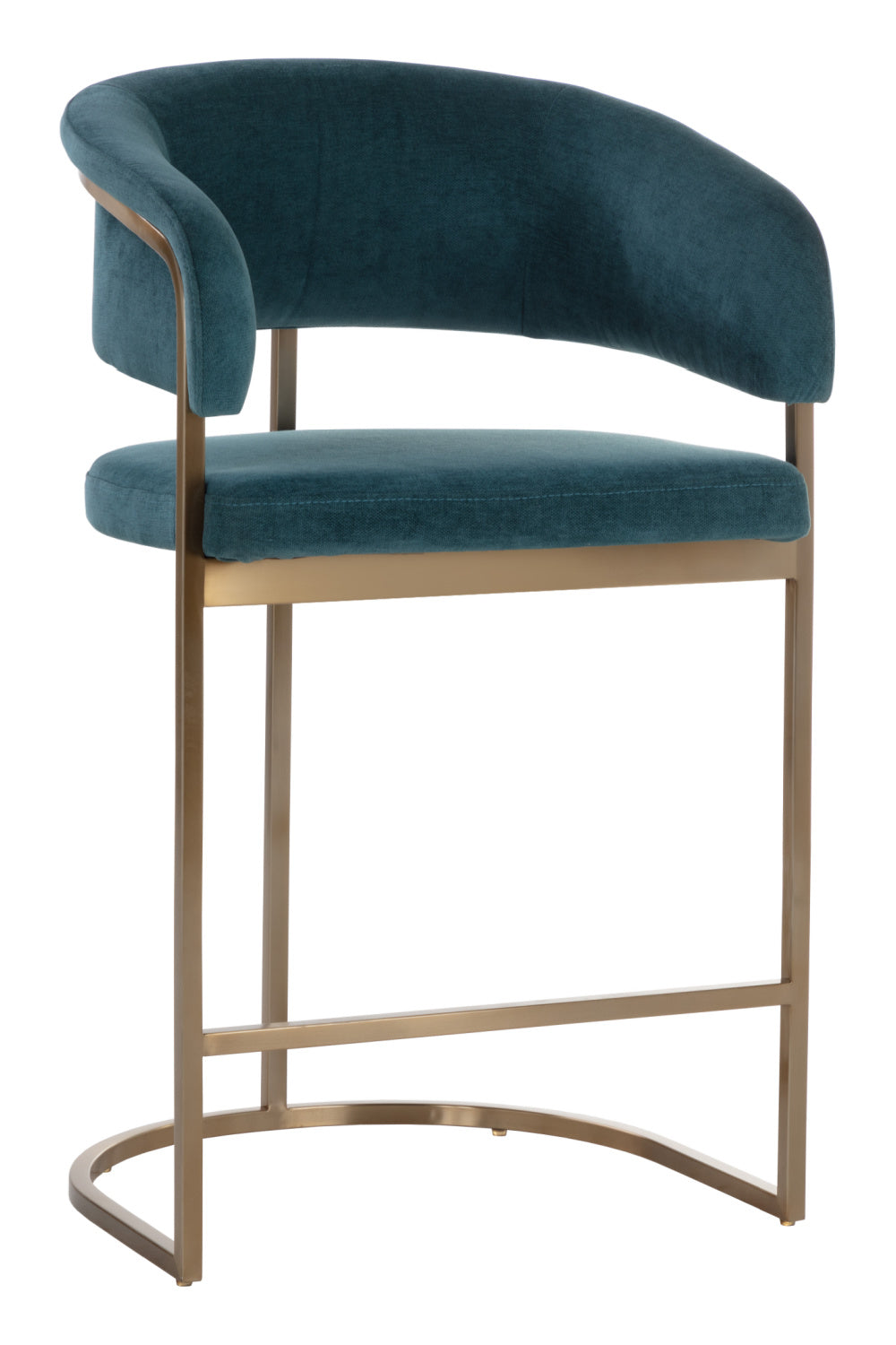   Modern European furniture - Blue Cantilevered Counter Stool - www.oroa.com | Oroa.com