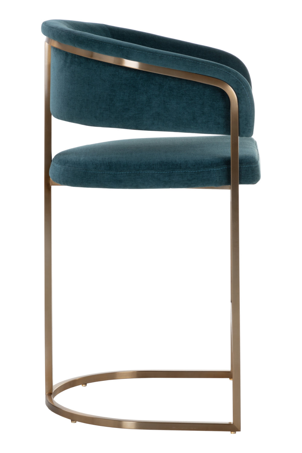  Modern European furniture - Blue Cantilevered Counter Stool - www.oroa.com | Oroa.com