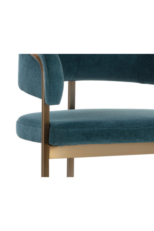   Modern European furniture - Blue Cantilevered Counter Stool - www.oroa.com | Oroa.com