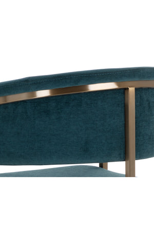   Modern European furniture - Blue Cantilevered Counter Stool - www.oroa.com | Oroa.com