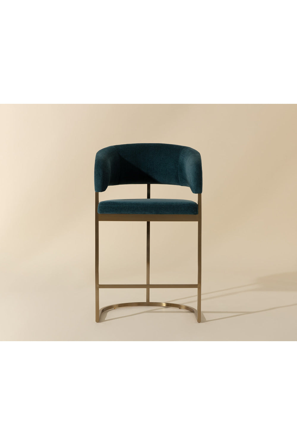   Modern European furniture - Blue Cantilevered Counter Stool - www.oroa.com | Oroa.com