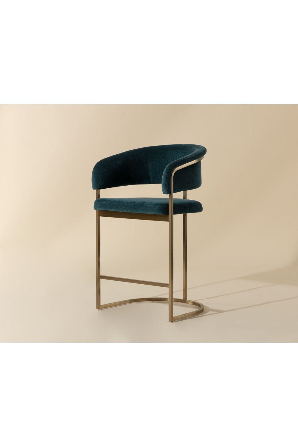   Modern European furniture - Blue Cantilevered Counter Stool - www.oroa.com | Oroa.com