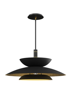   Modern European furniture - Black Tiered Pendant Light - www.oroa.com | Oroa.com