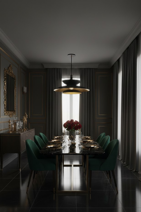   Modern European furniture - Black Tiered Pendant Light - www.oroa.com | Oroa.com