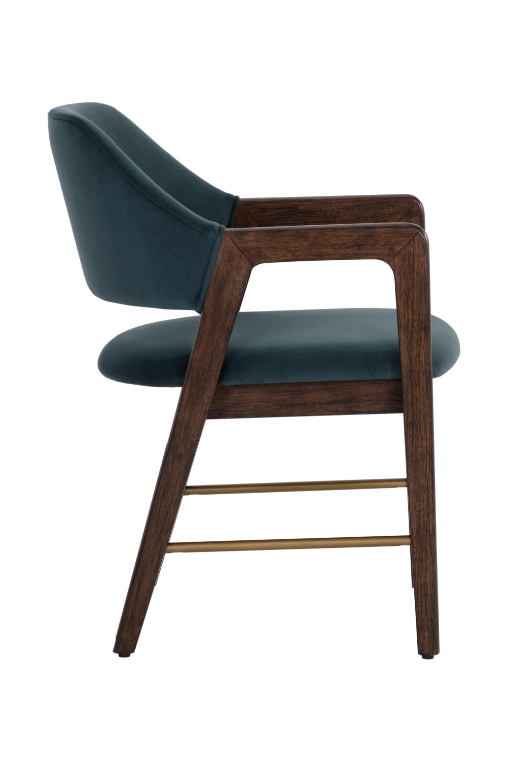  Modern European furniture - Smoked Acacia Frame Dining Chair - www.oroa.com | Oroa.com