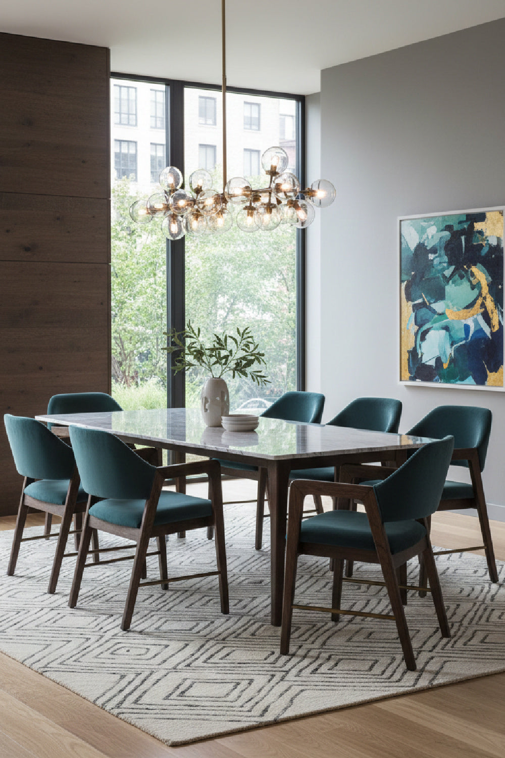   Modern European furniture - Smoked Acacia Frame Dining Chair - www.oroa.com | Oroa.com