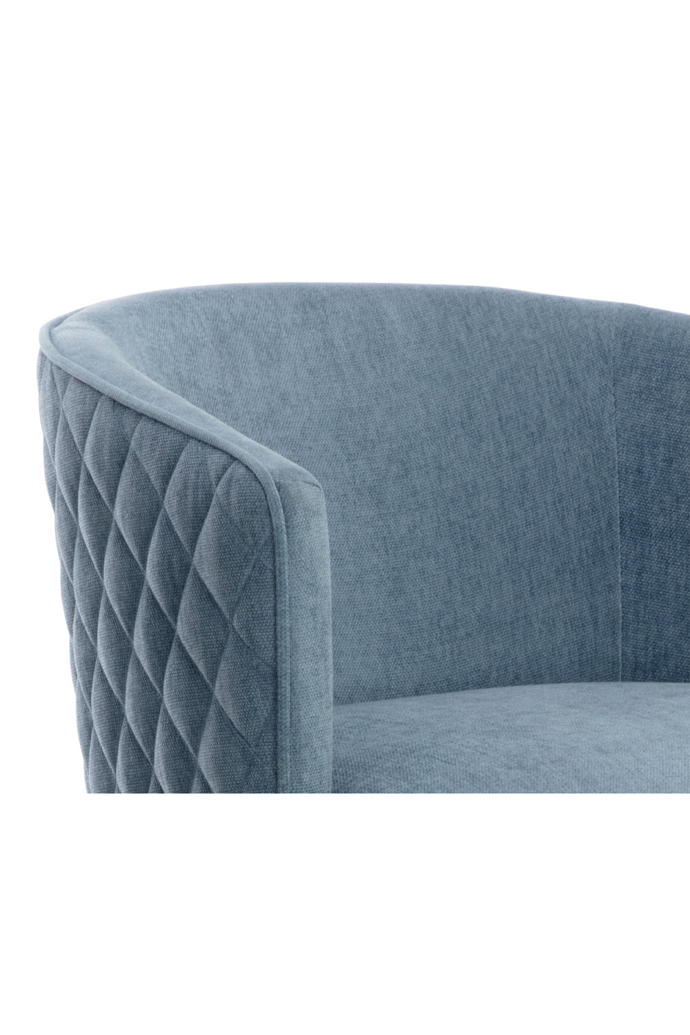   Modern European furniture - Diamond-Stitched Blue Counter Stool - www.oroa.com | Oroa.com