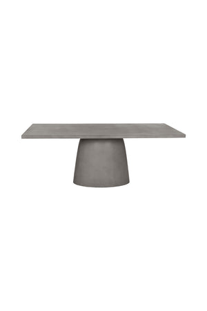   Modern European furniture - Gray Indoor/Outdoor Dining Table - www.oroa.com | Oroa.com
