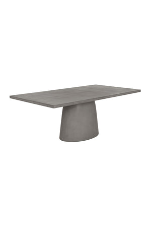   Modern European furniture - Gray Indoor/Outdoor Dining Table - www.oroa.com | Oroa.com