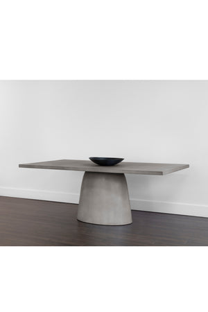   Modern European furniture - Gray Indoor/Outdoor Dining Table - www.oroa.com | Oroa.com