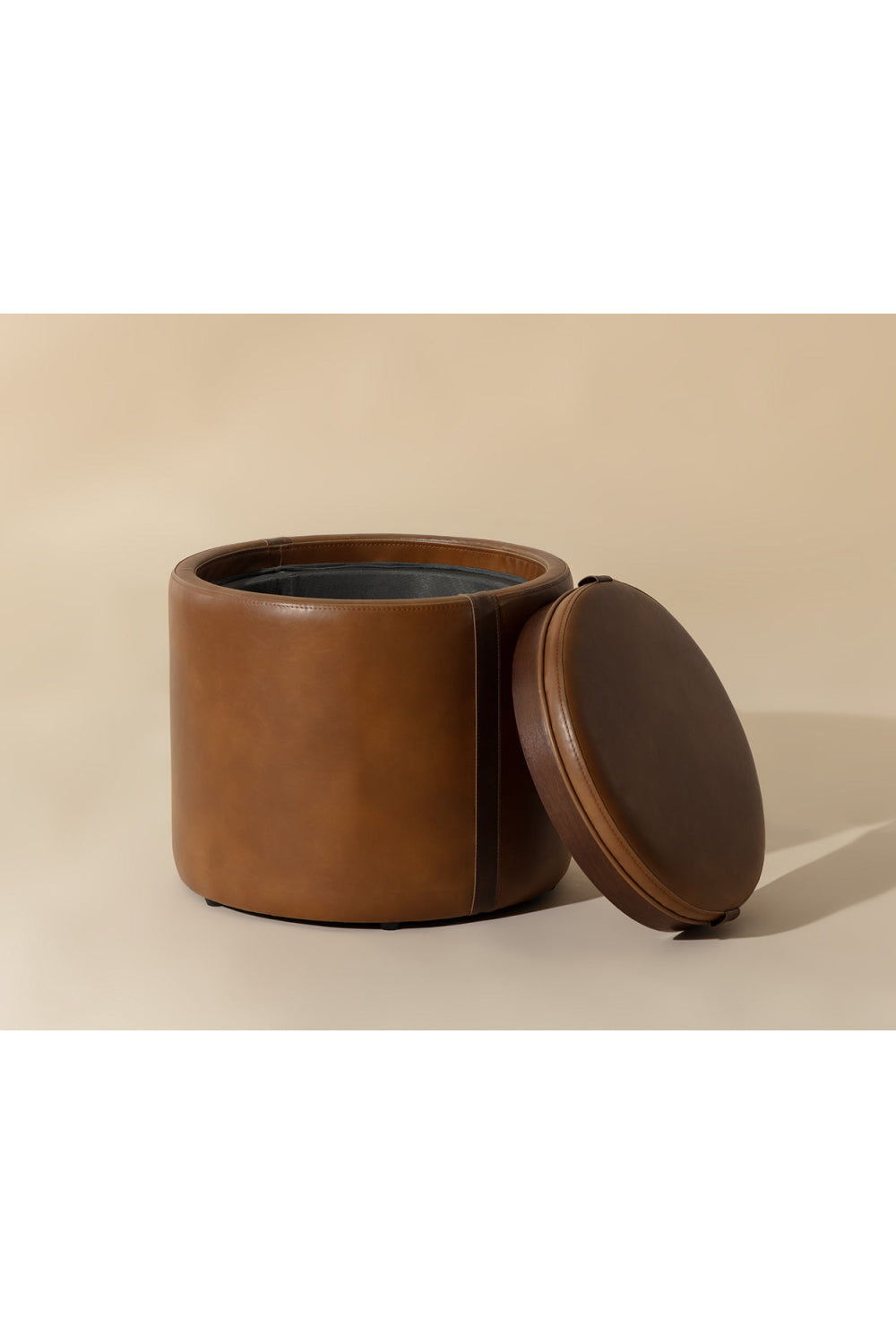   Modern European furniture - Round Storage Ottoman - www.oroa.com | Oroa.com