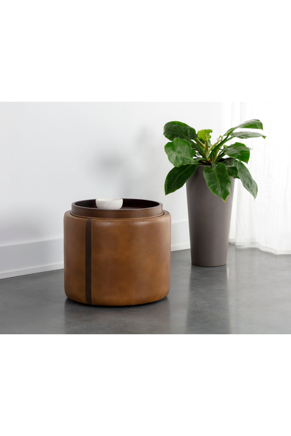   Modern European furniture - Round Storage Ottoman - www.oroa.com | Oroa.com