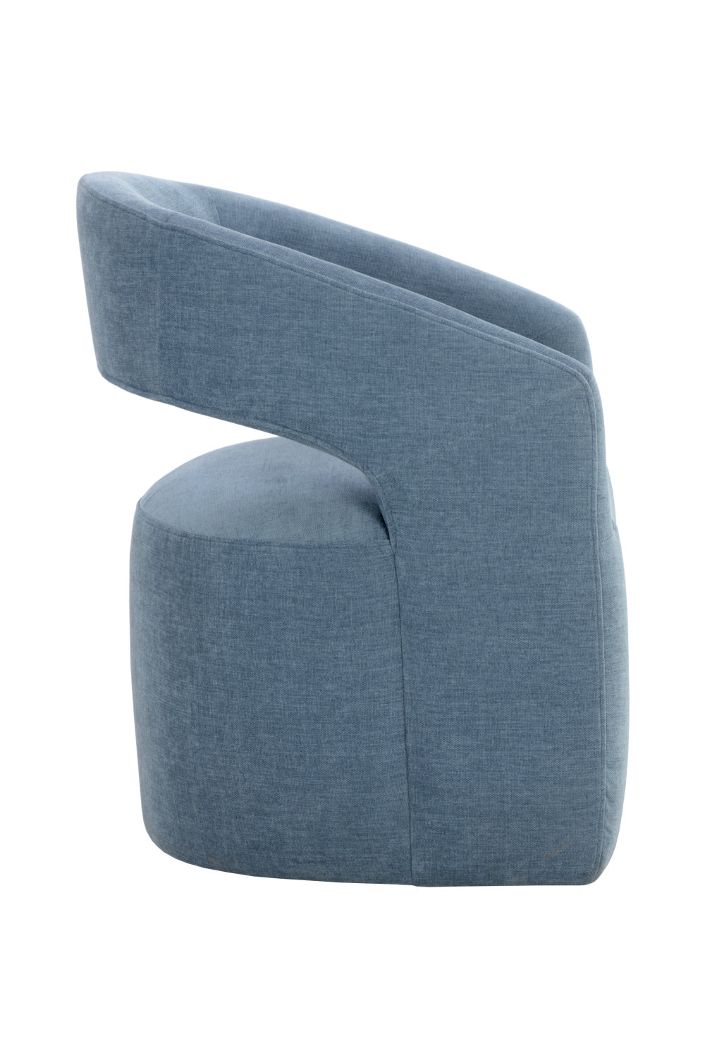   Modern European furniture - Blue Wheeled Dining Armchair - www.oroa.com | Oroa.com