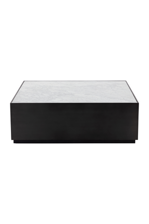   Modern European furniture - Square White Marble Coffee Table - www.oroa.com | Oroa.com