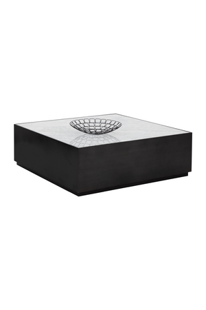   Modern European furniture - Square White Marble Coffee Table - www.oroa.com | Oroa.com