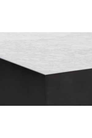   Modern European furniture - Square White Marble Coffee Table - www.oroa.com | Oroa.com