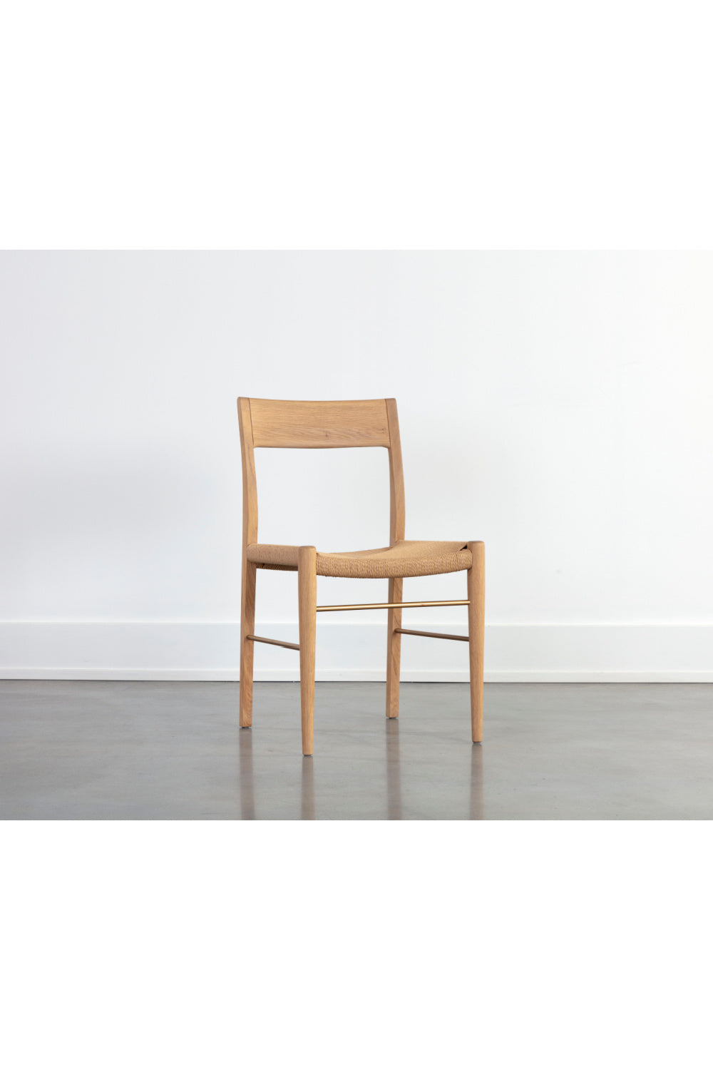   Modern European furniture - Natural Rope Seat Dining Chairs (2) - www.oroa.com | Oroa.com