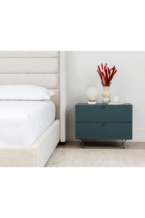   Modern European furniture - White Vertical-Tufted Queen Bed - www.oroa.com | Oroa.com