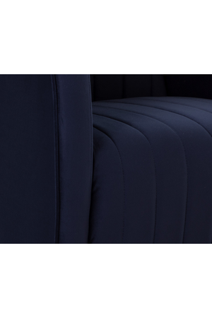   Modern European furniture - Channel Tufted Swivel Lounge Chair - www.oroa.com | Oroa.com