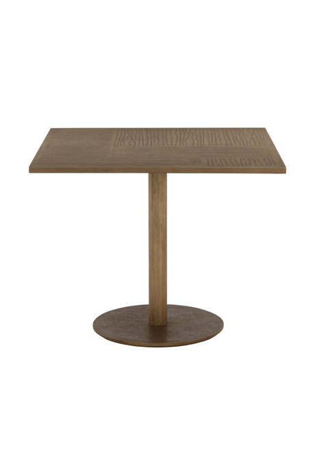   Modern European furniture - Antique Brass Square Bistro Table - www.oroa.com | Oroa.com