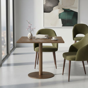   Modern European furniture - Antique Brass Square Bistro Table - www.oroa.com | Oroa.com