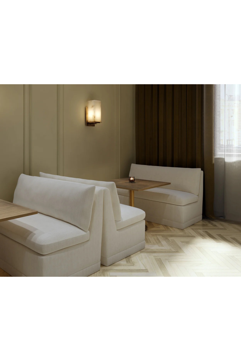   Modern European furniture - Antique Brass Square Bistro Table - www.oroa.com | Oroa.com
