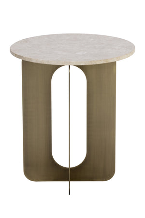   Modern European furniture - Gray Marble Round End Table - www.oroa.com | Oroa.com