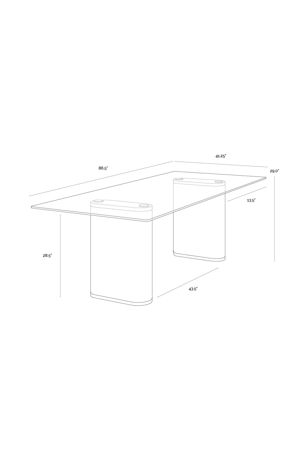   Modern European furniture - Clear Glass Indoor/Outdoor Dining Table - www.oroa.com | Oroa.com