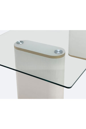   Modern European furniture - Clear Glass Indoor/Outdoor Dining Table - www.oroa.com | Oroa.com